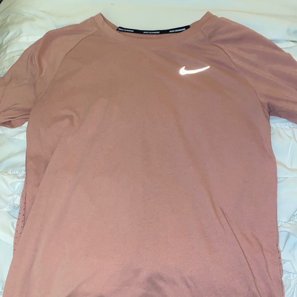 pink nike running tshirt